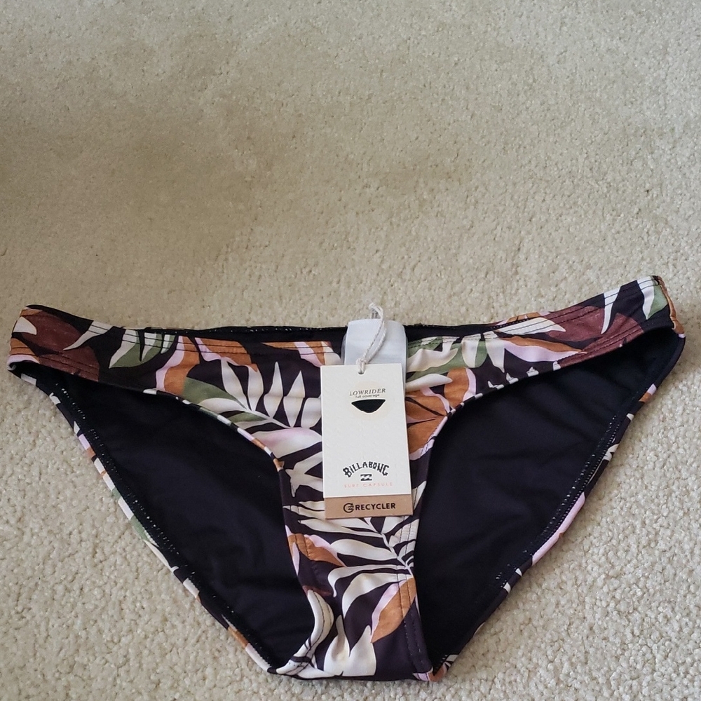 Billabong Leaf Print Bikini Bottom